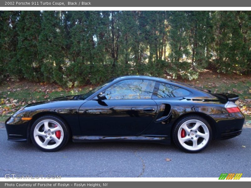 Black / Black 2002 Porsche 911 Turbo Coupe