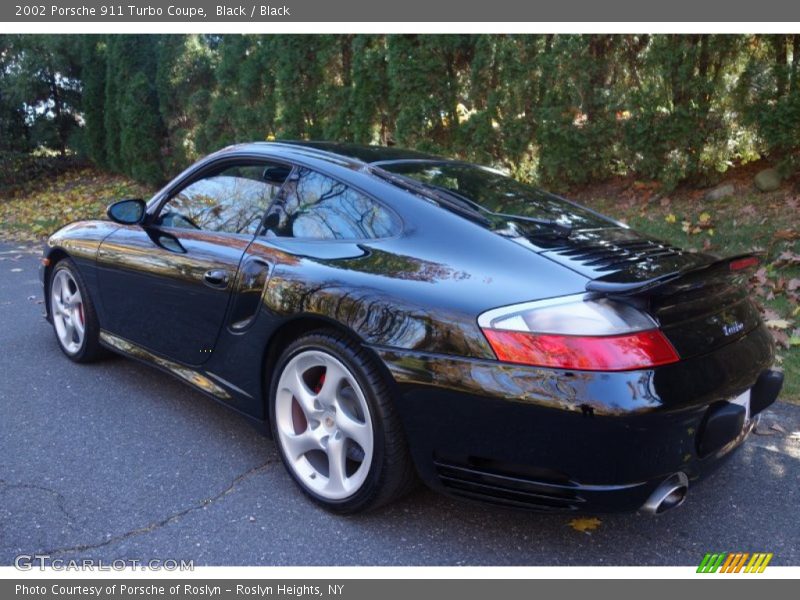 Black / Black 2002 Porsche 911 Turbo Coupe