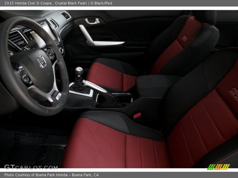 Front Seat of 2015 Civic Si Coupe