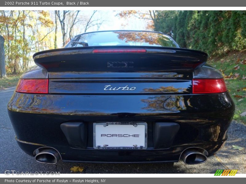 Black / Black 2002 Porsche 911 Turbo Coupe