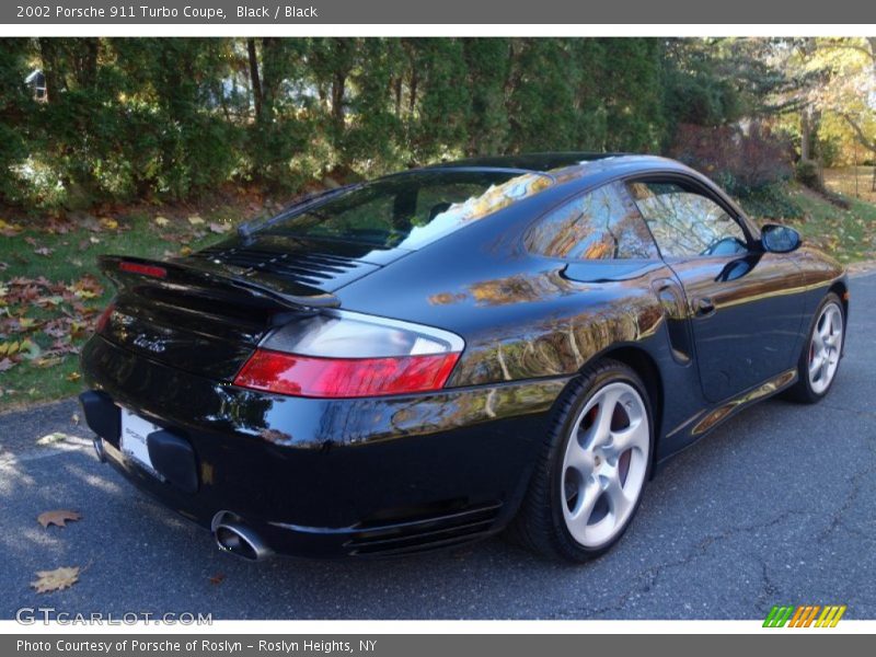 Black / Black 2002 Porsche 911 Turbo Coupe