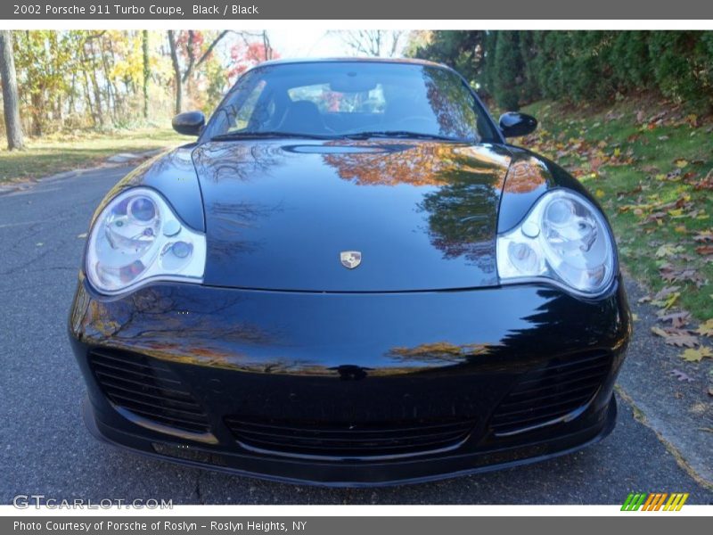 Black / Black 2002 Porsche 911 Turbo Coupe