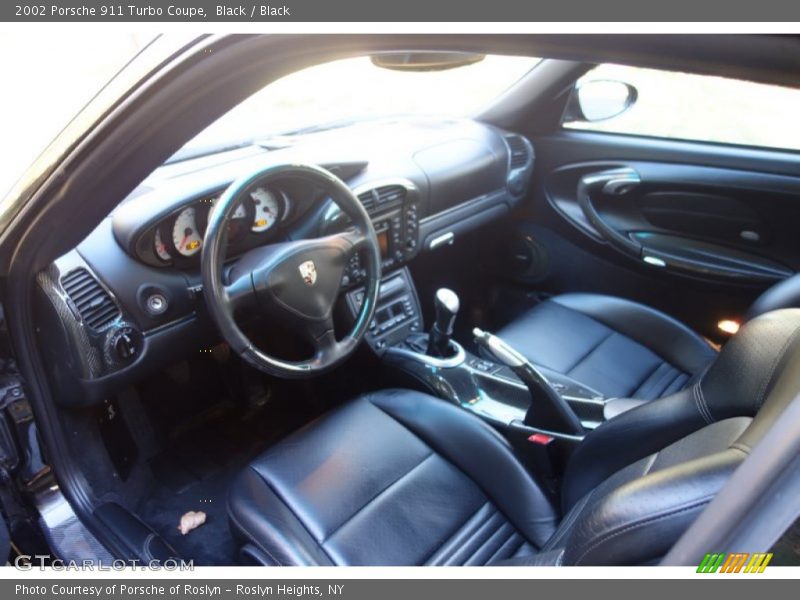 Black / Black 2002 Porsche 911 Turbo Coupe