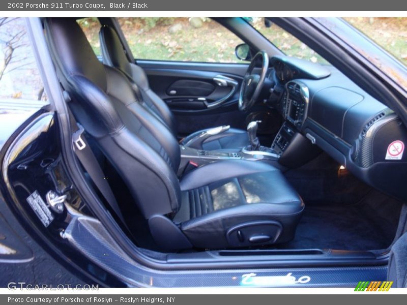 Black / Black 2002 Porsche 911 Turbo Coupe