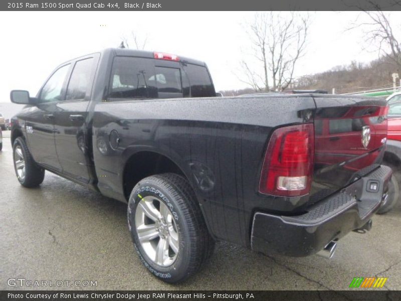 Black / Black 2015 Ram 1500 Sport Quad Cab 4x4