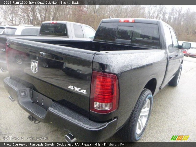 Black / Black 2015 Ram 1500 Sport Quad Cab 4x4