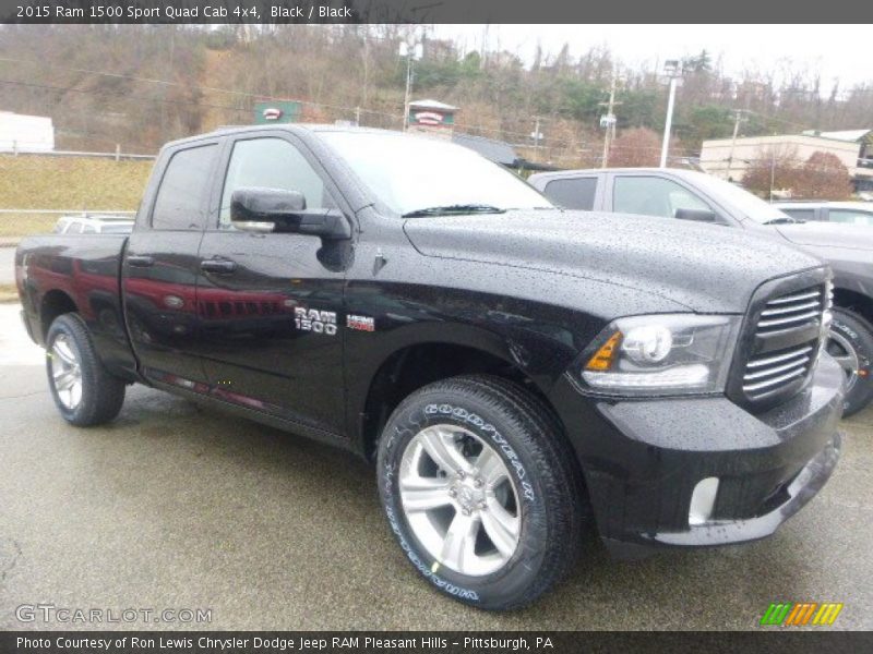 Black / Black 2015 Ram 1500 Sport Quad Cab 4x4