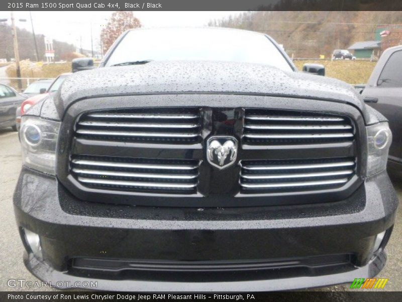 Black / Black 2015 Ram 1500 Sport Quad Cab 4x4