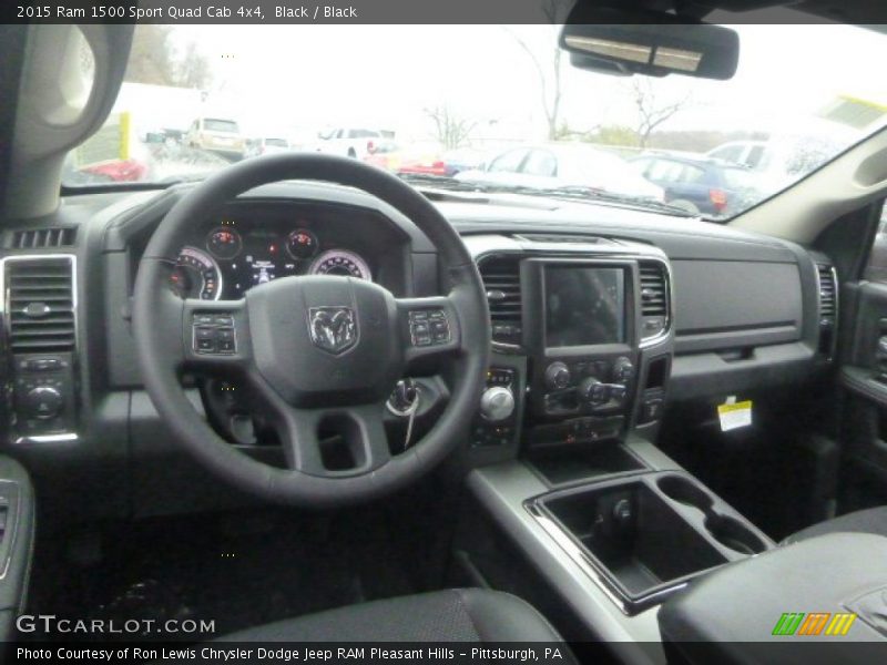 Black / Black 2015 Ram 1500 Sport Quad Cab 4x4