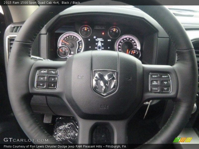 Black / Black 2015 Ram 1500 Sport Quad Cab 4x4