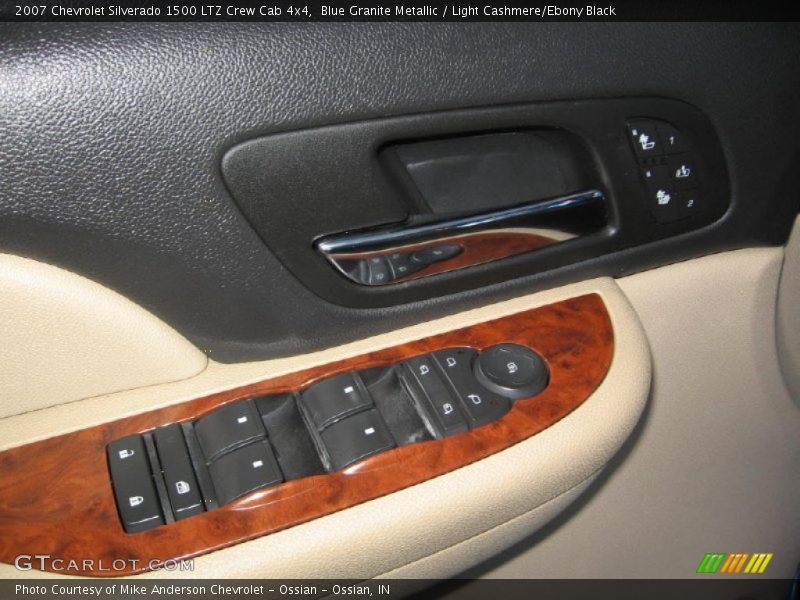 Blue Granite Metallic / Light Cashmere/Ebony Black 2007 Chevrolet Silverado 1500 LTZ Crew Cab 4x4