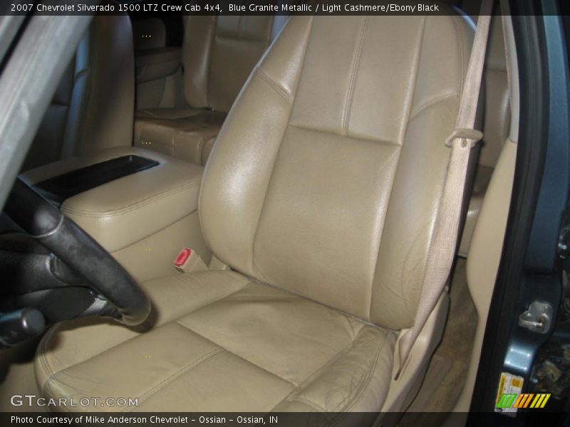 Blue Granite Metallic / Light Cashmere/Ebony Black 2007 Chevrolet Silverado 1500 LTZ Crew Cab 4x4
