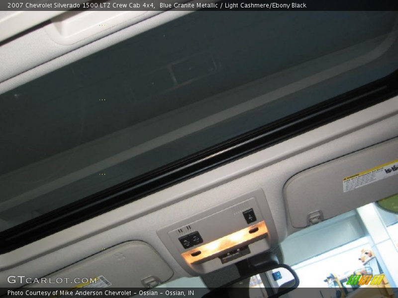Blue Granite Metallic / Light Cashmere/Ebony Black 2007 Chevrolet Silverado 1500 LTZ Crew Cab 4x4