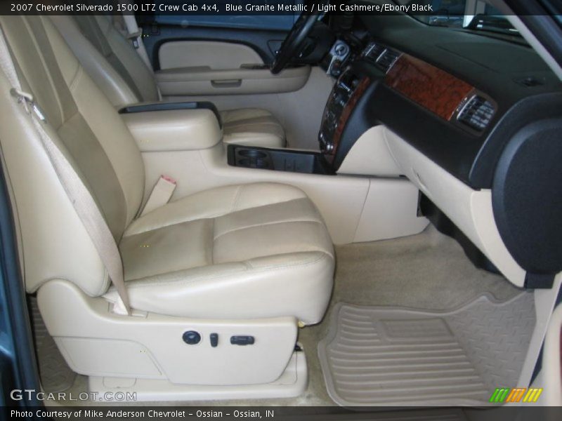 Blue Granite Metallic / Light Cashmere/Ebony Black 2007 Chevrolet Silverado 1500 LTZ Crew Cab 4x4