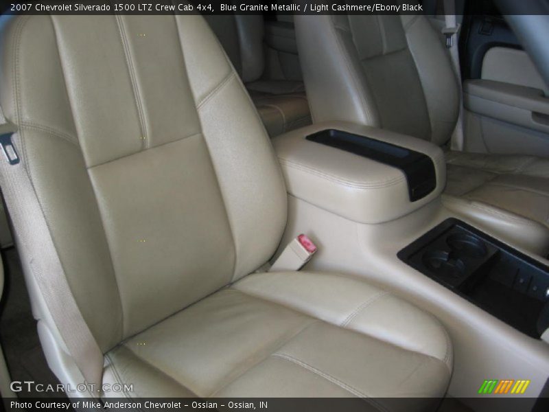 Blue Granite Metallic / Light Cashmere/Ebony Black 2007 Chevrolet Silverado 1500 LTZ Crew Cab 4x4