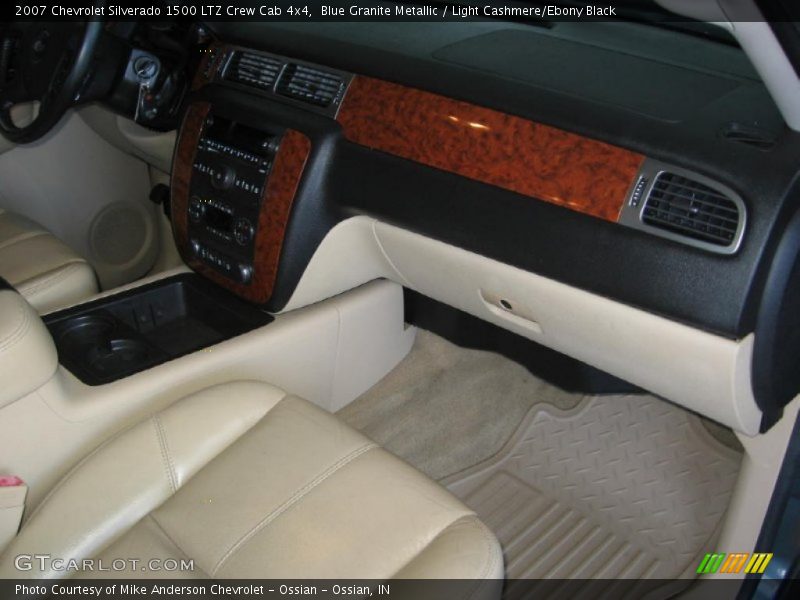 Blue Granite Metallic / Light Cashmere/Ebony Black 2007 Chevrolet Silverado 1500 LTZ Crew Cab 4x4