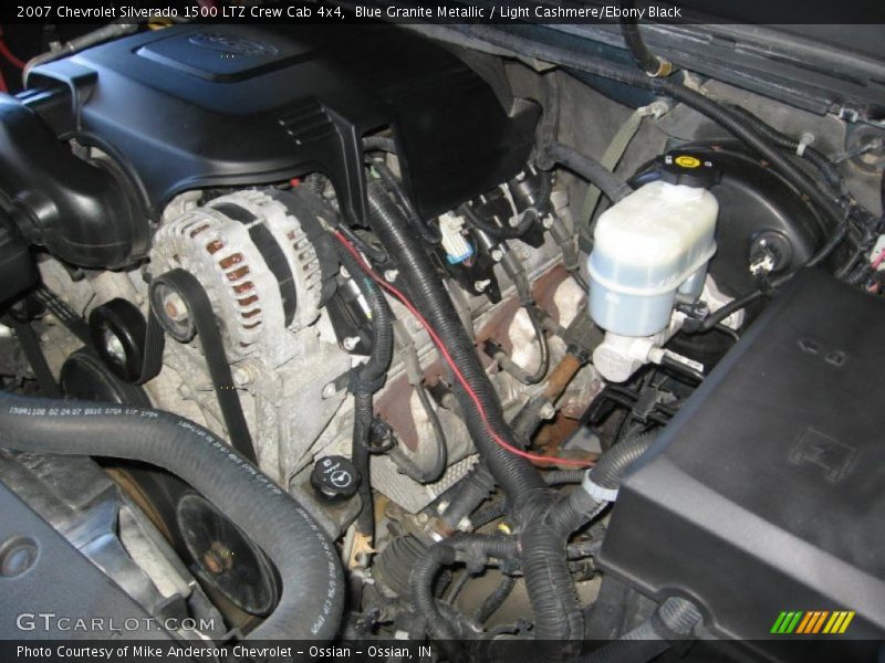 Blue Granite Metallic / Light Cashmere/Ebony Black 2007 Chevrolet Silverado 1500 LTZ Crew Cab 4x4