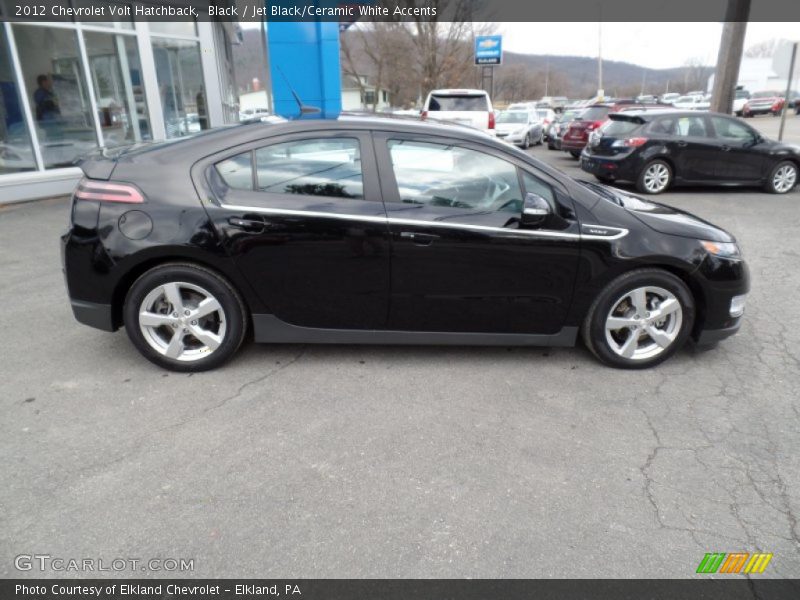 Black / Jet Black/Ceramic White Accents 2012 Chevrolet Volt Hatchback