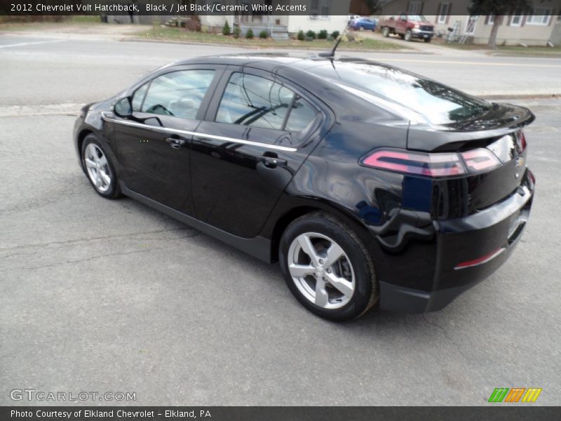 Black / Jet Black/Ceramic White Accents 2012 Chevrolet Volt Hatchback