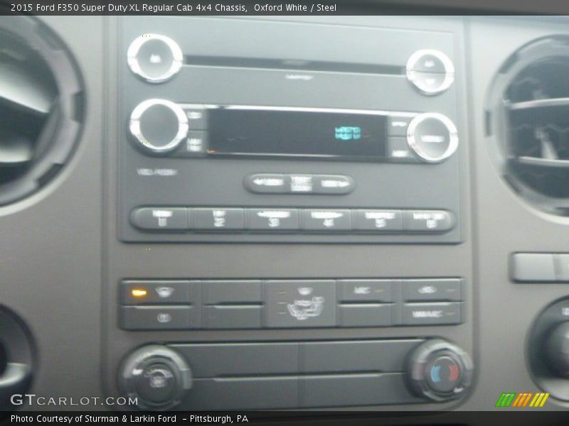 Oxford White / Steel 2015 Ford F350 Super Duty XL Regular Cab 4x4 Chassis
