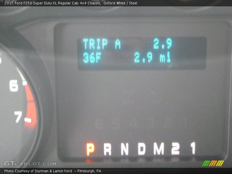 Oxford White / Steel 2015 Ford F350 Super Duty XL Regular Cab 4x4 Chassis