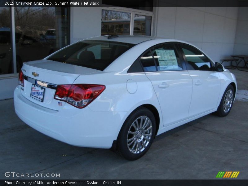 Summit White / Jet Black 2015 Chevrolet Cruze Eco