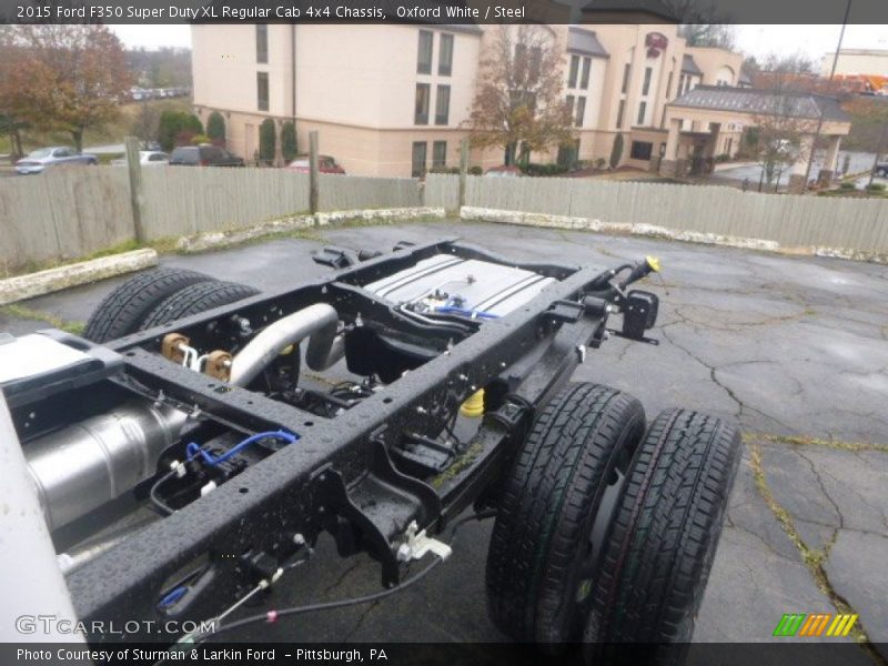 Oxford White / Steel 2015 Ford F350 Super Duty XL Regular Cab 4x4 Chassis