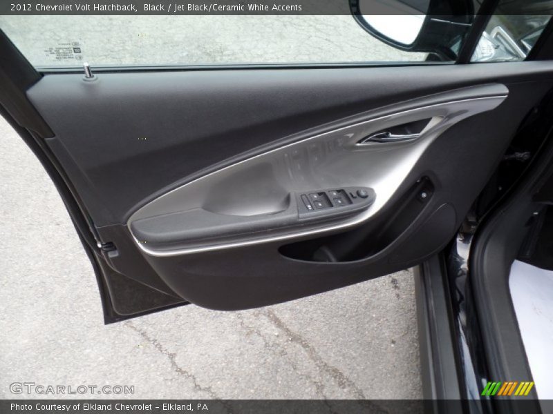 Black / Jet Black/Ceramic White Accents 2012 Chevrolet Volt Hatchback