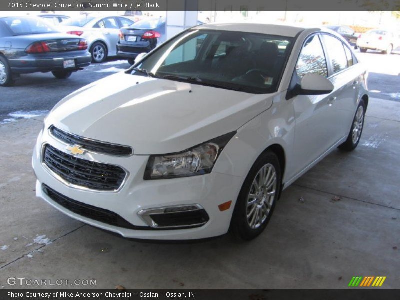 Summit White / Jet Black 2015 Chevrolet Cruze Eco