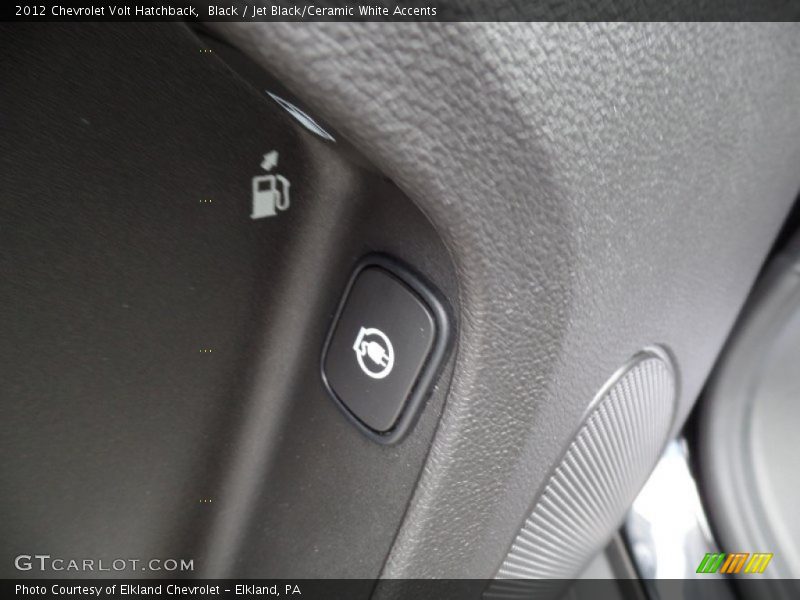 Black / Jet Black/Ceramic White Accents 2012 Chevrolet Volt Hatchback