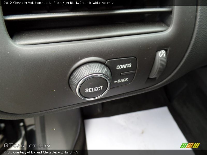 Black / Jet Black/Ceramic White Accents 2012 Chevrolet Volt Hatchback