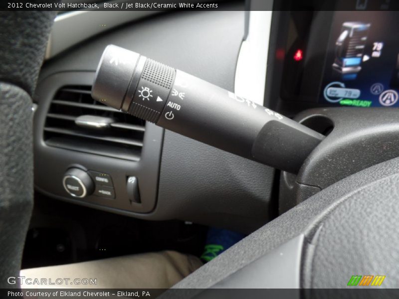 Black / Jet Black/Ceramic White Accents 2012 Chevrolet Volt Hatchback