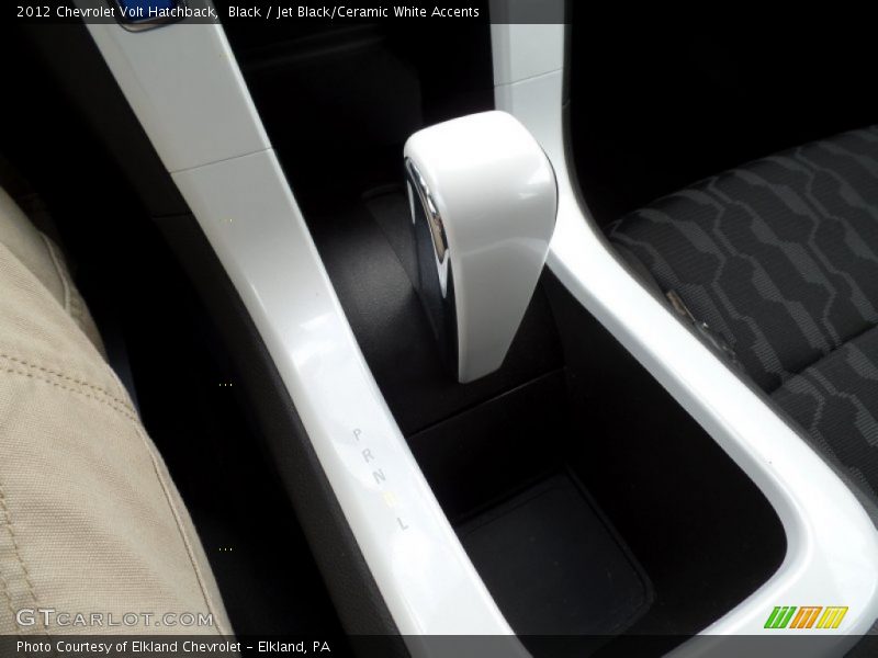 Black / Jet Black/Ceramic White Accents 2012 Chevrolet Volt Hatchback