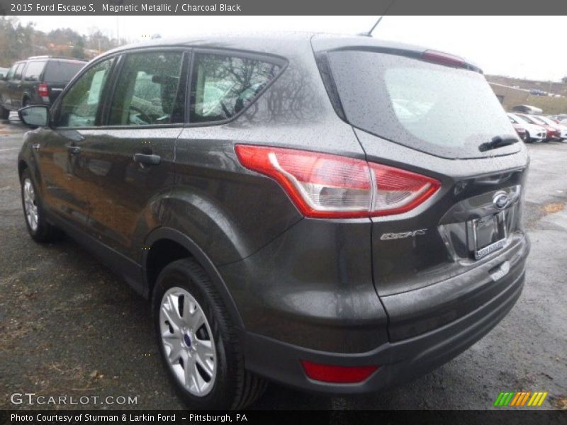 Magnetic Metallic / Charcoal Black 2015 Ford Escape S