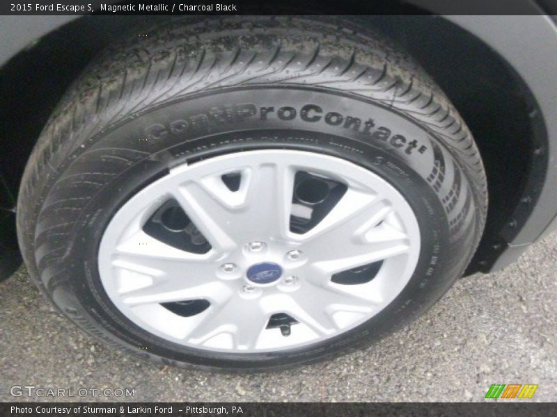 Magnetic Metallic / Charcoal Black 2015 Ford Escape S