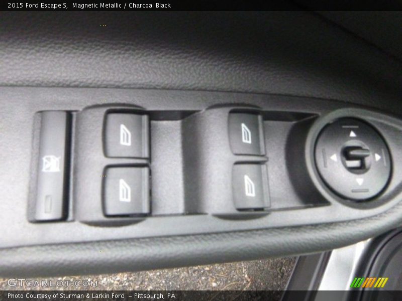 Magnetic Metallic / Charcoal Black 2015 Ford Escape S