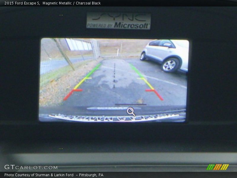 Magnetic Metallic / Charcoal Black 2015 Ford Escape S