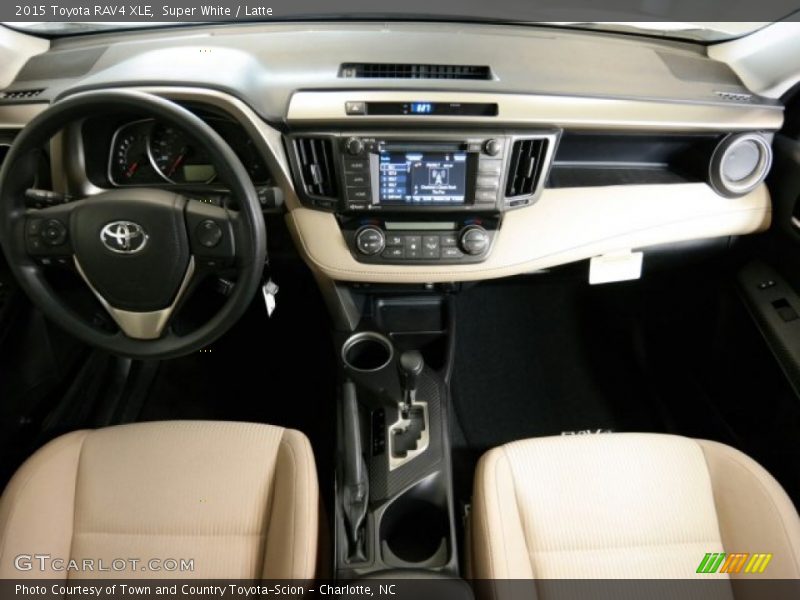 Super White / Latte 2015 Toyota RAV4 XLE