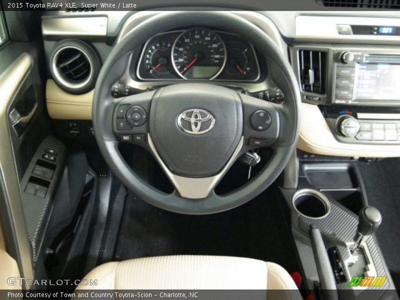 Super White / Latte 2015 Toyota RAV4 XLE
