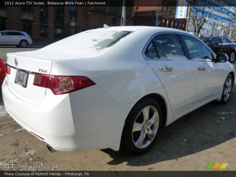 Bellanova White Pearl / Parchment 2012 Acura TSX Sedan