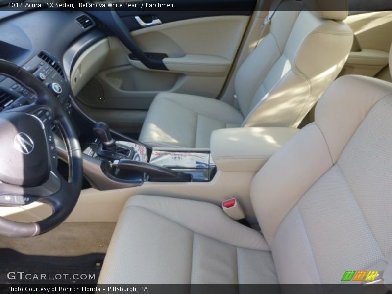 Bellanova White Pearl / Parchment 2012 Acura TSX Sedan