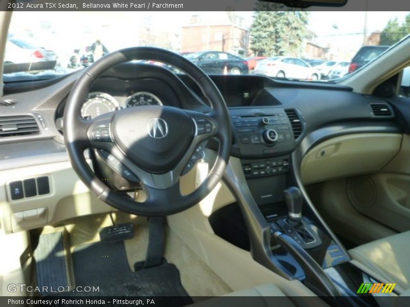Bellanova White Pearl / Parchment 2012 Acura TSX Sedan