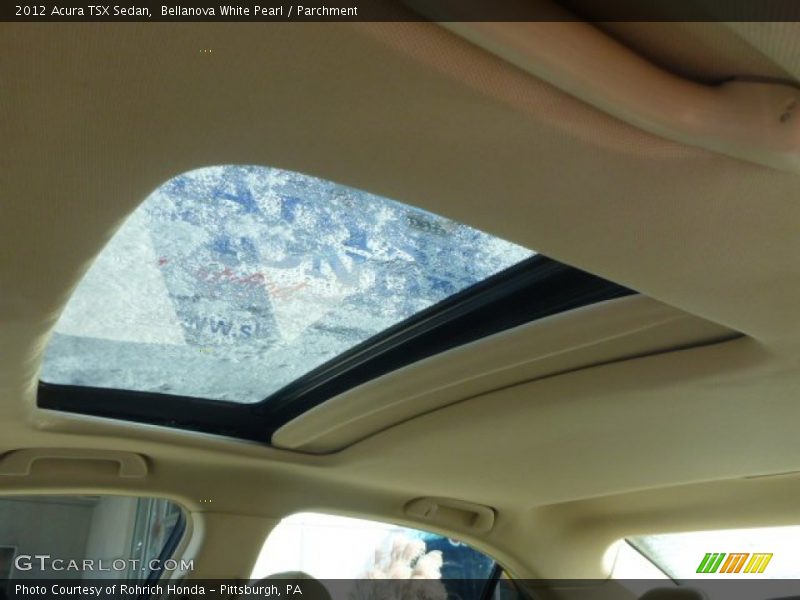 Bellanova White Pearl / Parchment 2012 Acura TSX Sedan