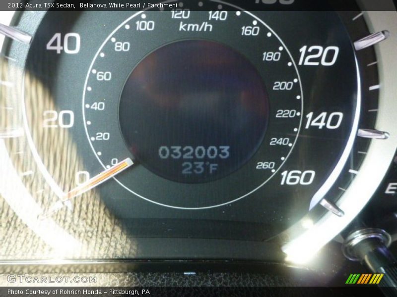 Bellanova White Pearl / Parchment 2012 Acura TSX Sedan