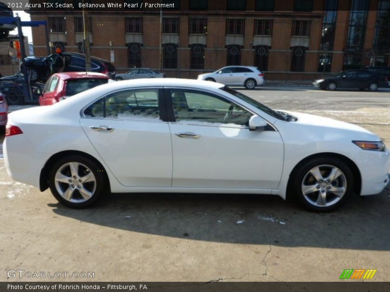 Bellanova White Pearl / Parchment 2012 Acura TSX Sedan