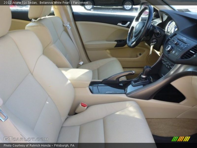 Bellanova White Pearl / Parchment 2012 Acura TSX Sedan