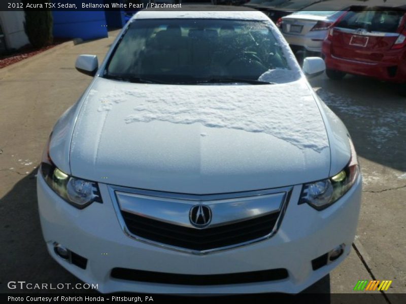 Bellanova White Pearl / Parchment 2012 Acura TSX Sedan