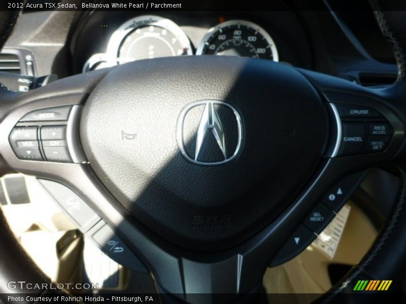 Bellanova White Pearl / Parchment 2012 Acura TSX Sedan