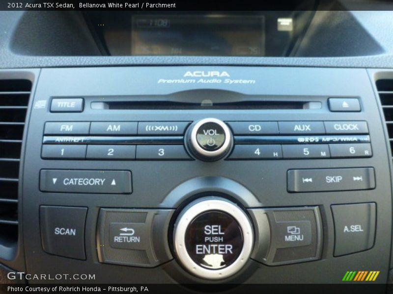 Bellanova White Pearl / Parchment 2012 Acura TSX Sedan