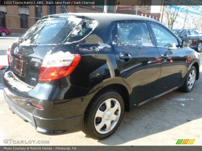 Black Sand Pearl / Dark Charcoal 2010 Toyota Matrix S AWD